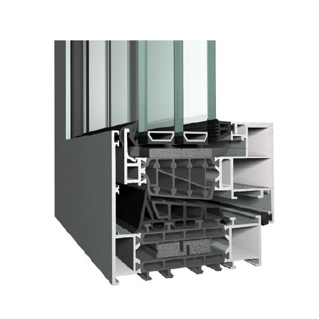 Aluminiumfenster mit Dreifachverglasung