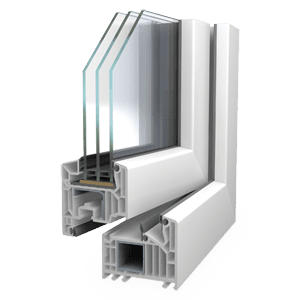 Beispielbield - VEKA Softline 82MD Kunststofffenster mit Mehrkammersystem und 3-fach Verglasung